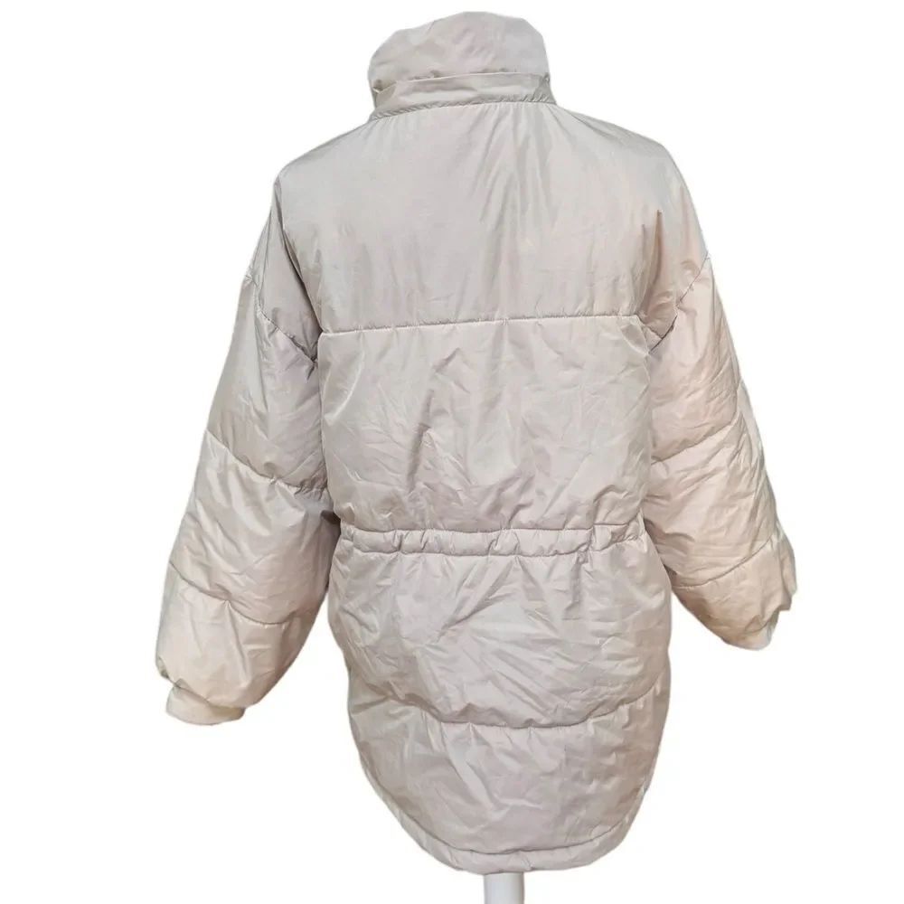 NA-KD Waist Drawstring Padded Jacket Large - Picture 3 of 10